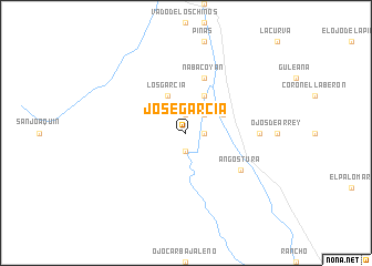 map of José García