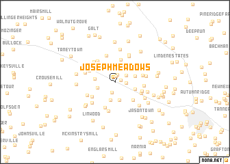 map of Joseph Meadows