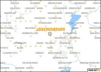 map of Josephsbrunn