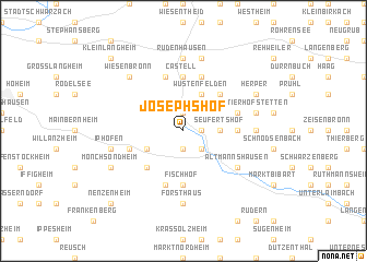map of Josephshof
