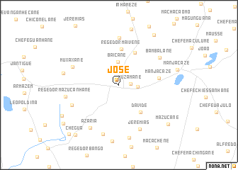 map of José