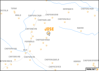 map of José