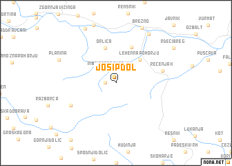 map of Josipdol