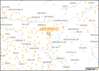 map of Josipovići