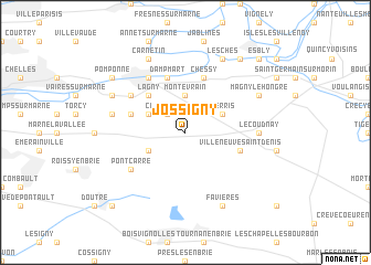 map of Jossigny