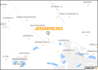 map of Jossman Acres