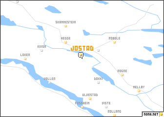 map of Jøstad