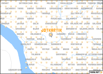 map of Jot Kārtik