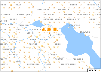 map of Jouanau