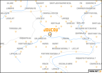 map of Joucou