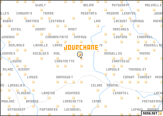 map of Jourchane