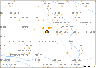 map of Jours