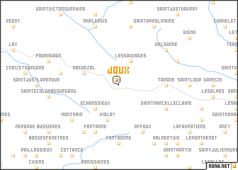 map of Joux