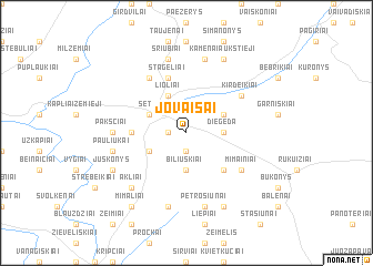 map of Jovaišai