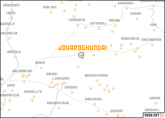 map of Jowaro Ghundai