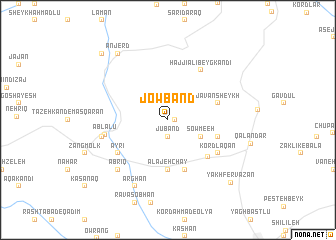 map of Jowband