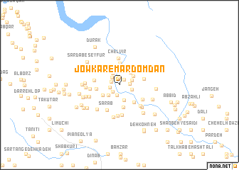 map of Jowkār-e Mardom Dān