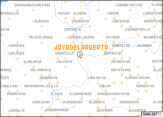 map of Joya de la Puerta