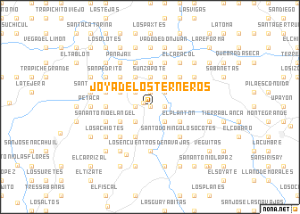 map of Joya de los Terneros