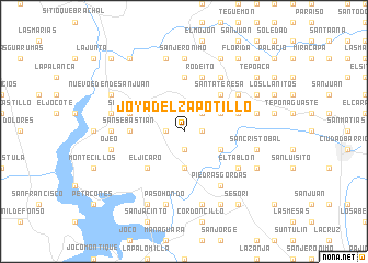 map of Joya del Zapotillo