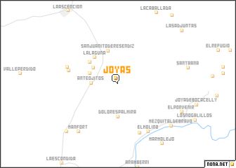 map of Joyas