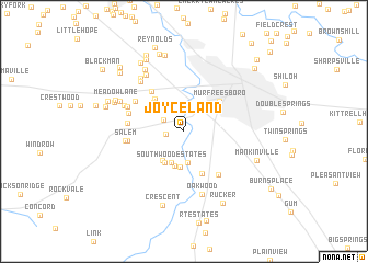 map of Joyceland