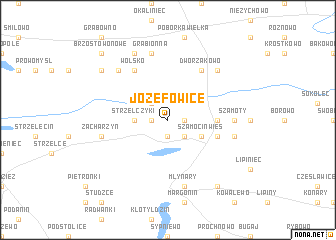 map of Józefowice