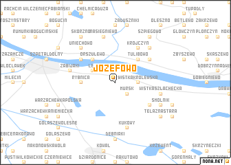 map of Józefowo