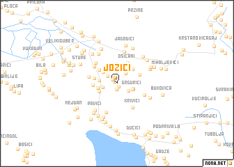 map of Jozići