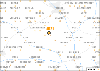 map of Jóži