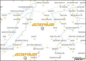map of Józsefmajor
