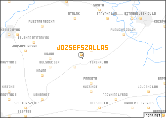 map of Józsefszállás