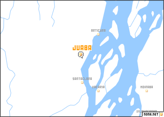map of Juaba