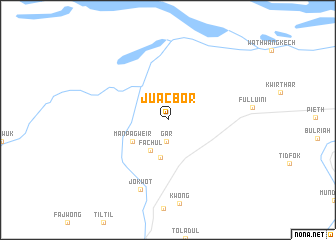 map of Juac Bor