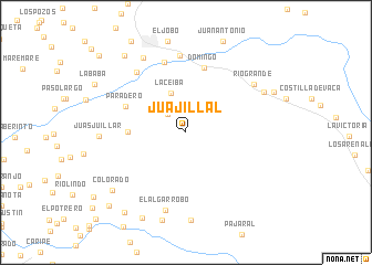 map of Juajillal