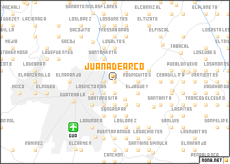 map of Juana de Arco