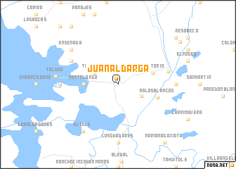 map of Juan Aldarga