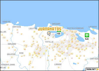 map of Juana Matos