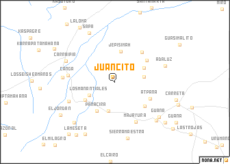 map of Juancito