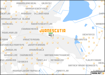 map of Juan Escutia