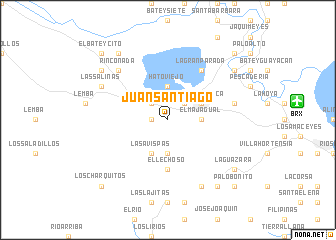 map of Juan Santiago