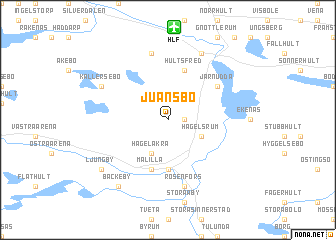 map of Juansbo