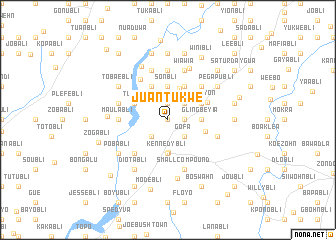 map of Juantukwe
