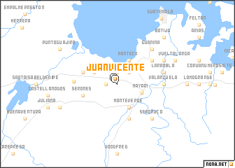 map of Juan Vicente