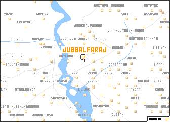 map of Jubb al Faraj