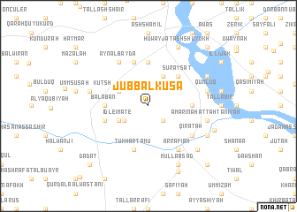 map of Jubb al Kūsā