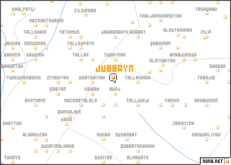 map of Jubbayn