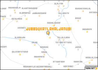 map of Jubb Dukaylah al Janūbī