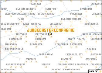 map of Jubbegastercompagnie