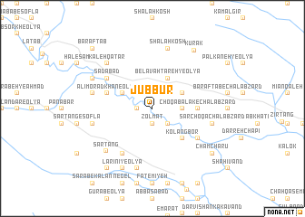 map of Jūb Būr